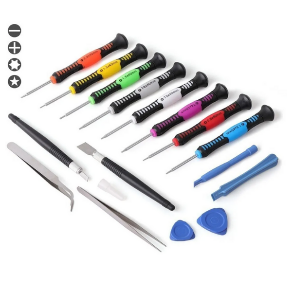 Juego de 16 Destornilladores de Precision Para Reparacion De Celulares