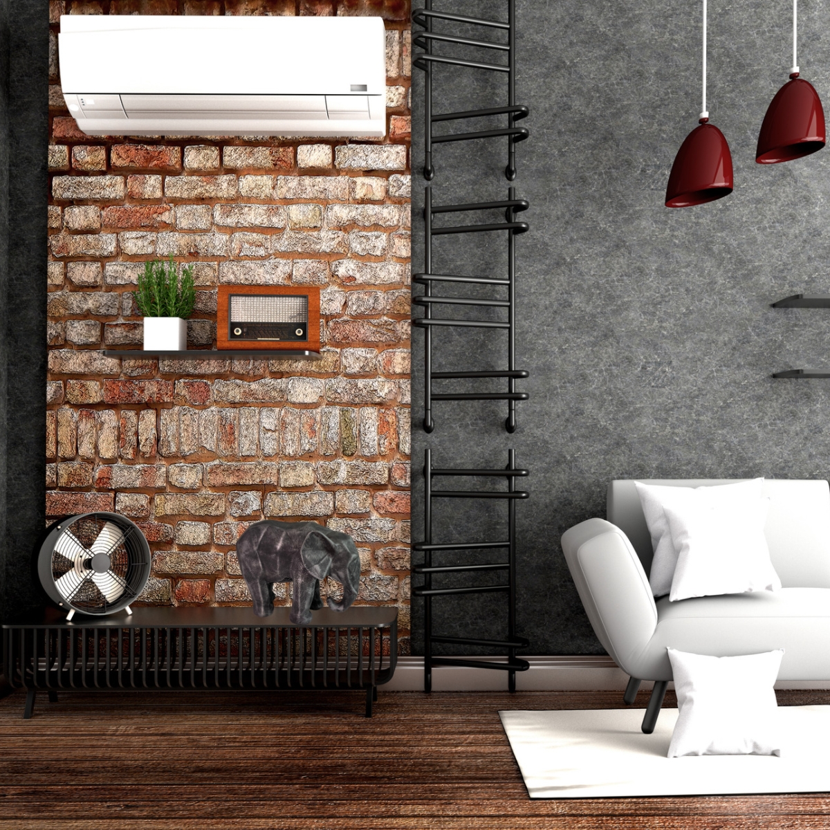 Elefante Decorativo Figura Geometrica Yeso Hogar Gris Decoracion  