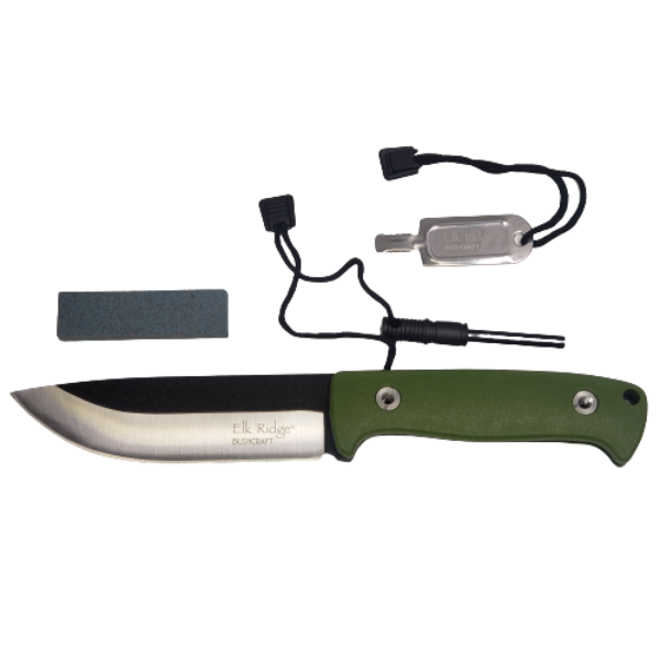 Cuchillo Supervivencia Verde Elk Rideg ER-555GN