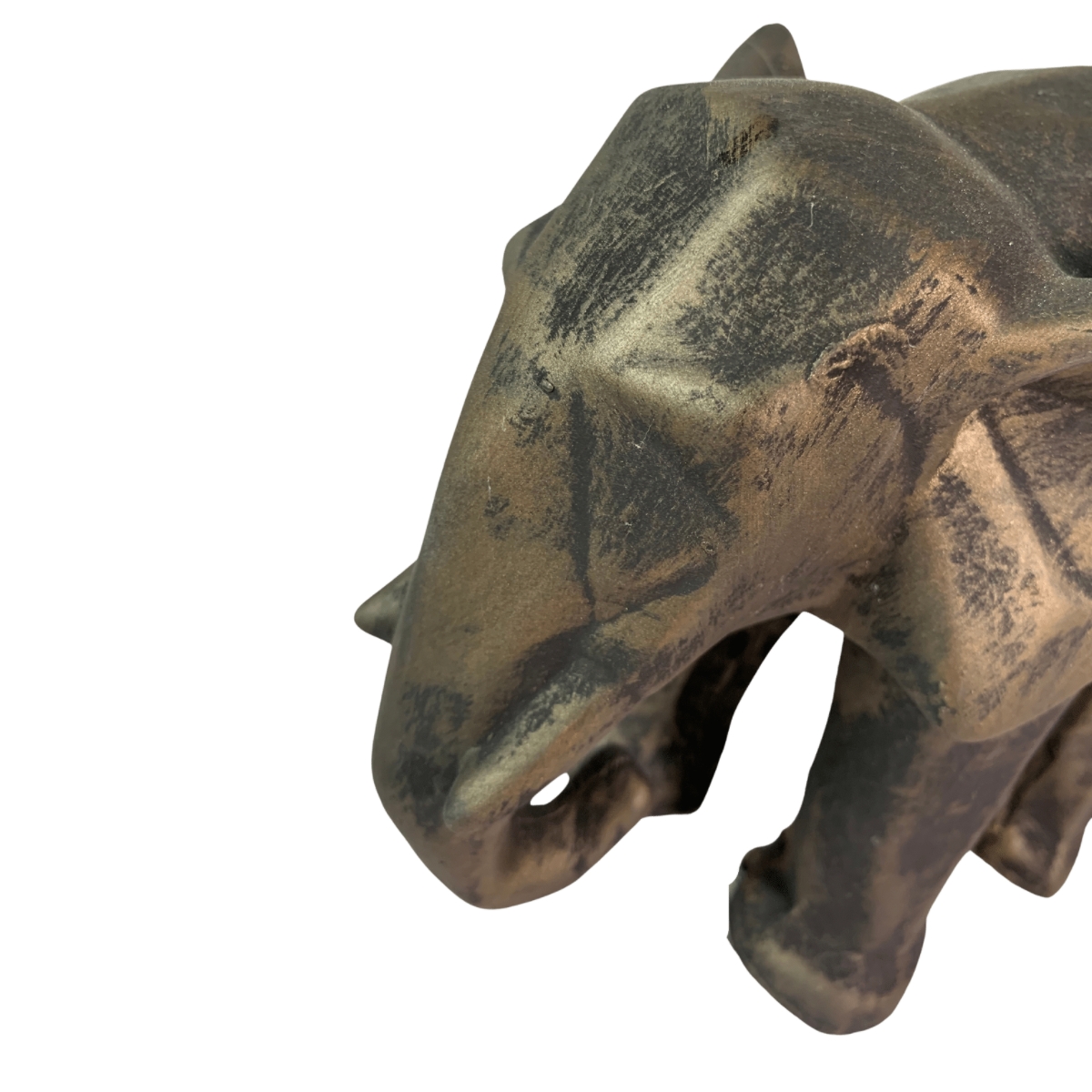 Elefante Figura Decorativa Dorado Elegante Decoracion 