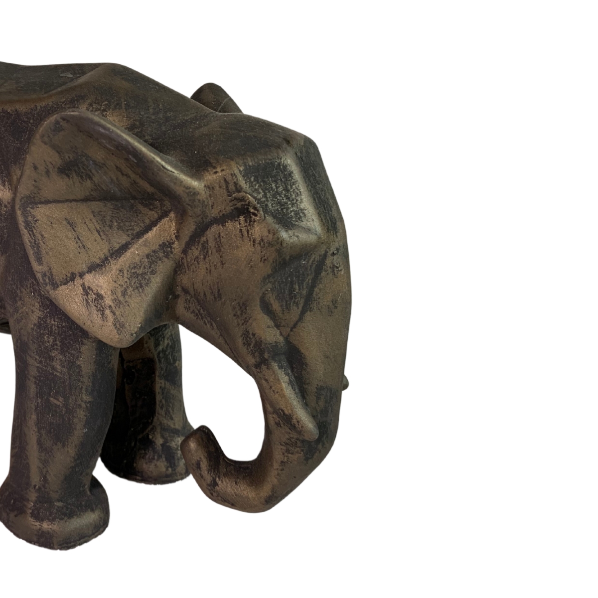 Elefante Figura Decorativa Dorado Elegante Decoracion 