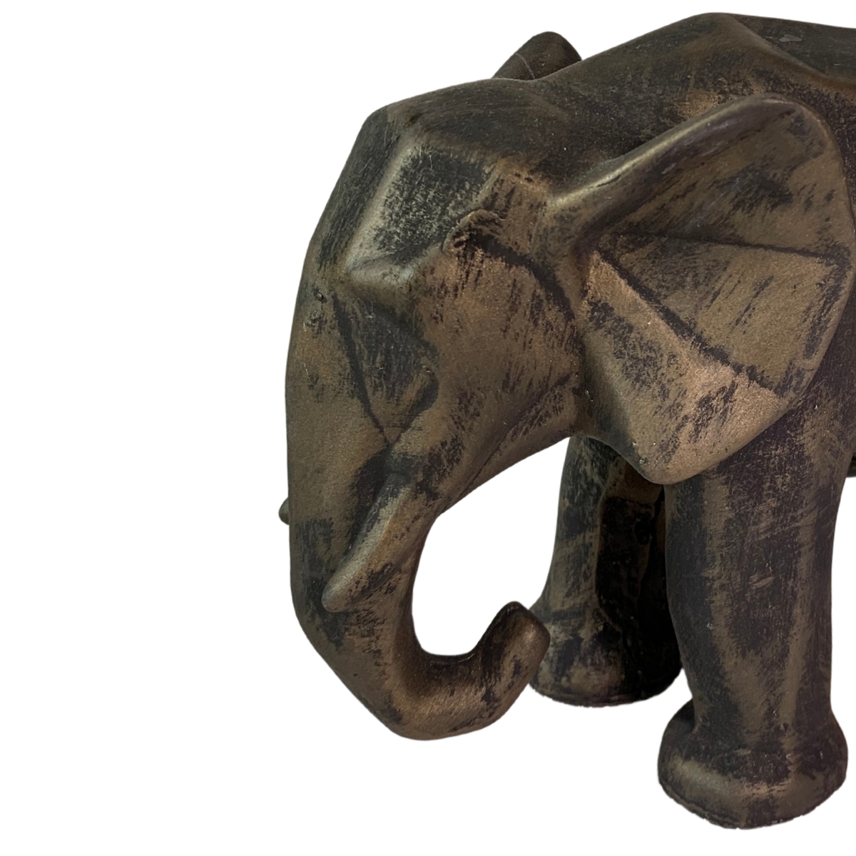 Elefante Figura Decorativa Dorado Elegante Decoracion 