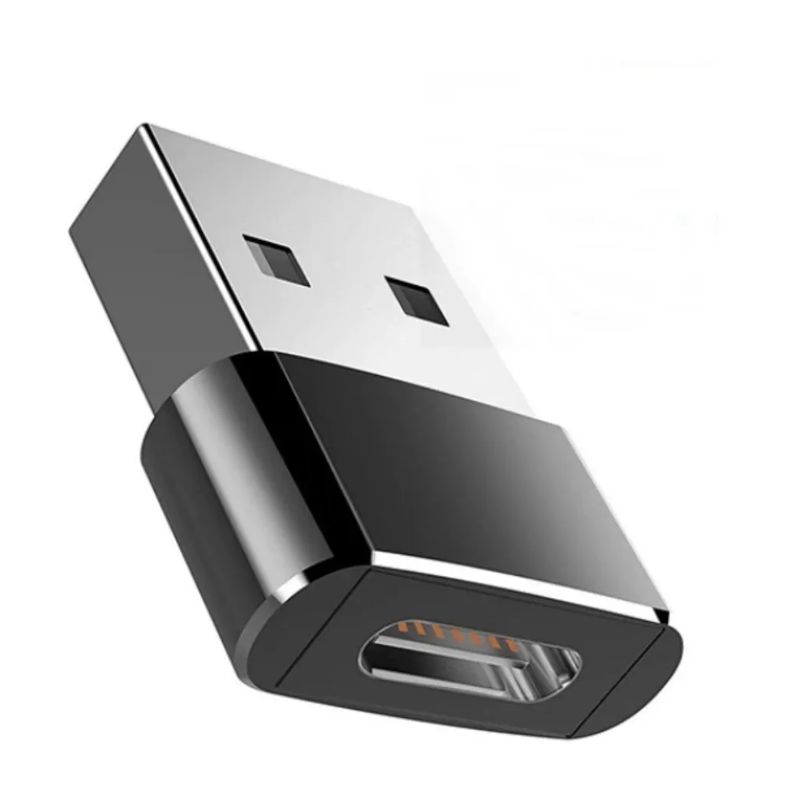 Adaptador OTG de USB Tipo C Hembra  a   USB-A Macho  CARGA Y DATOS