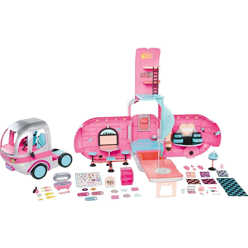 Lol Omg Surprise Camion Glamper Camper 55 Sorpresas 4 En 1