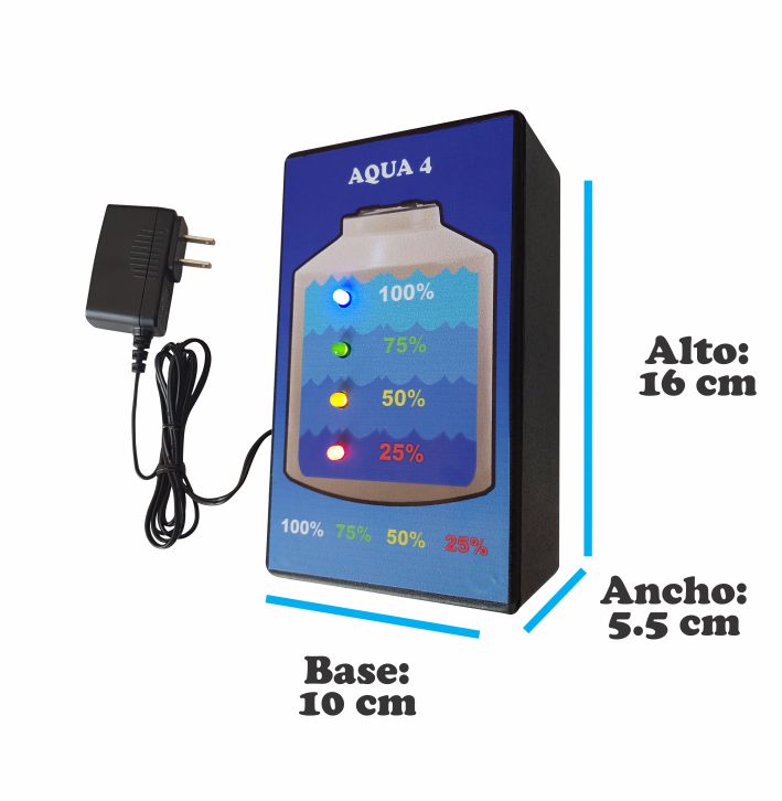 Medidor de agua de 4 niveles Electronivel Aqua 4