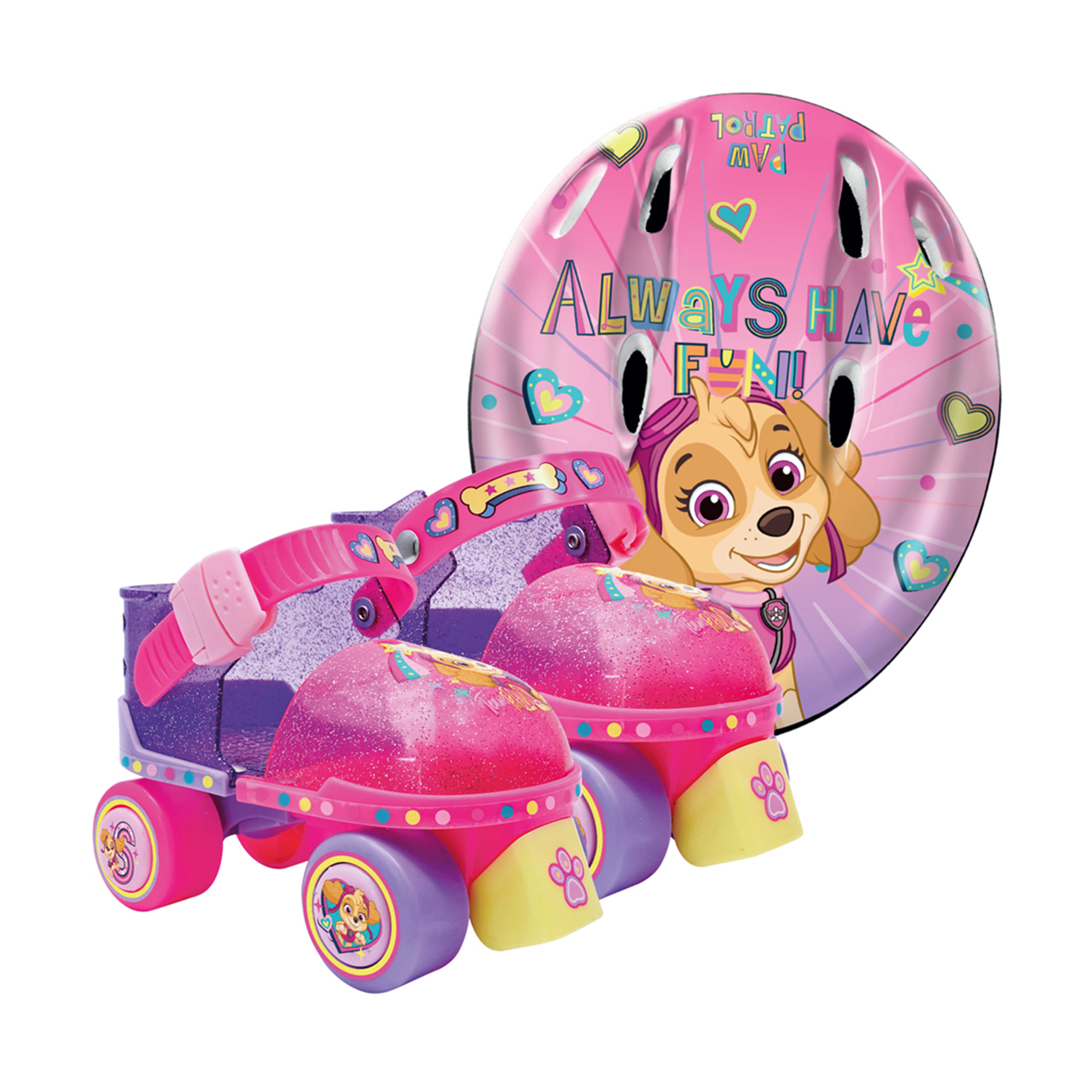 Patines entrenadores con casco Apache Paw Patrol Girl