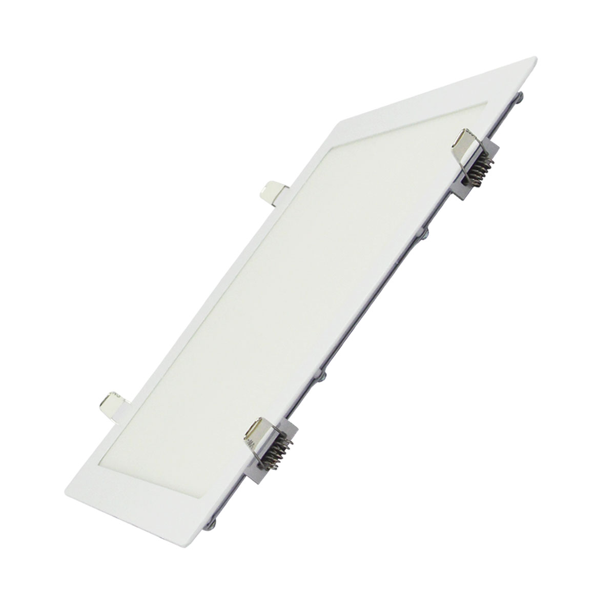 Lampara led de empotrar cuadrada luz cálida 24w marca jwj