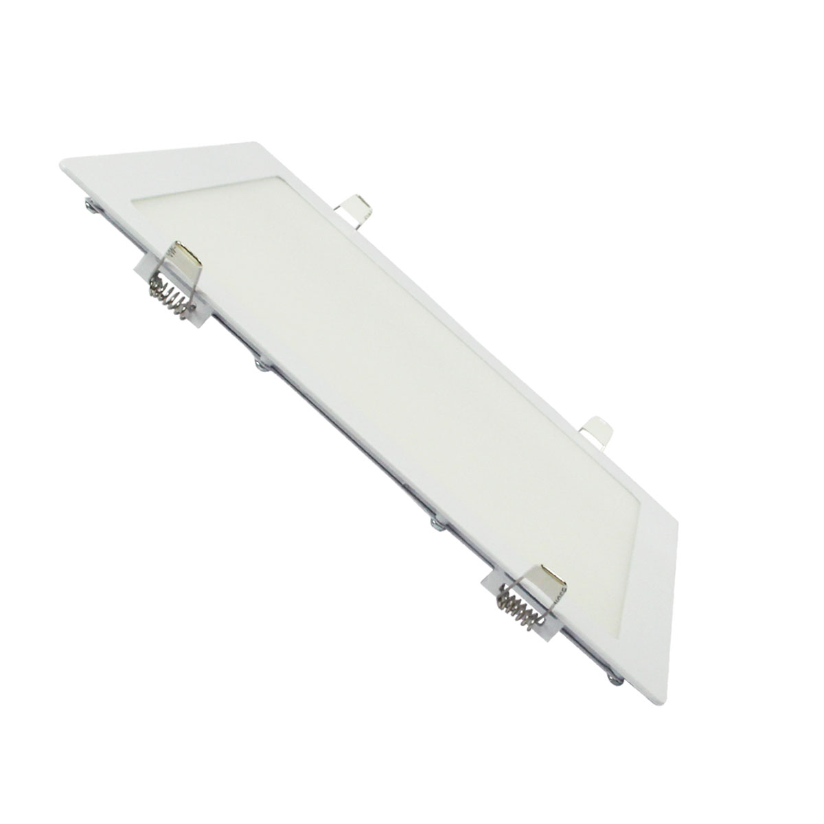 Lampara led de empotrar cuadrada luz cálida 24w marca jwj