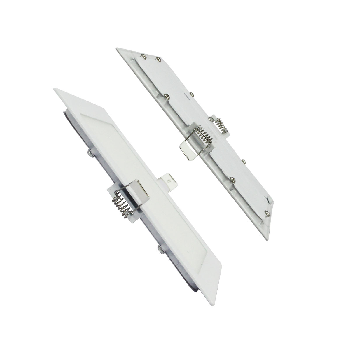 Lampara led de empotrar cuadrada luz cálida 18w marca jwj
