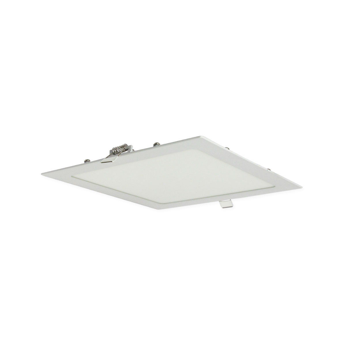 Lampara led de empotrar cuadrada luz cálida 18w marca jwj