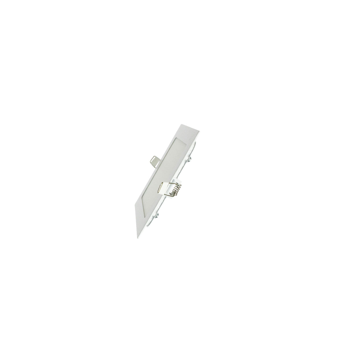 Lampara led de empotrar cuadrada luz blanca 9w marca jwj