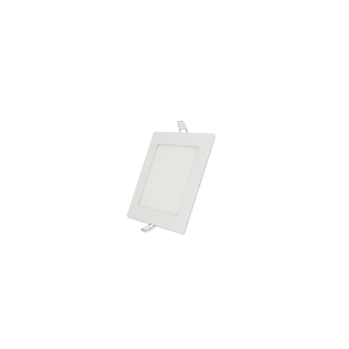 Lampara led de empotrar cuadrada luz blanca 9w marca jwj
