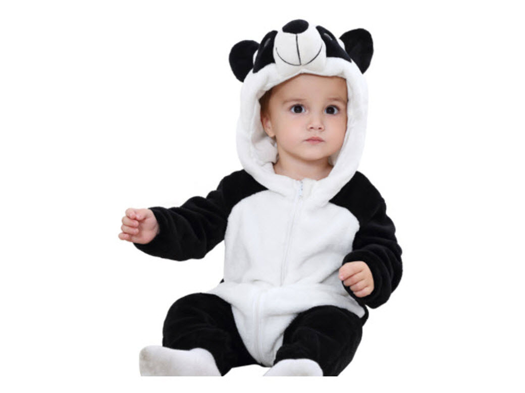 Hermoso Mameluco Bebe De Oso Panda, Cómodo, Pijama, Disfraz 6 a 12 meses y 12 a 18 meses