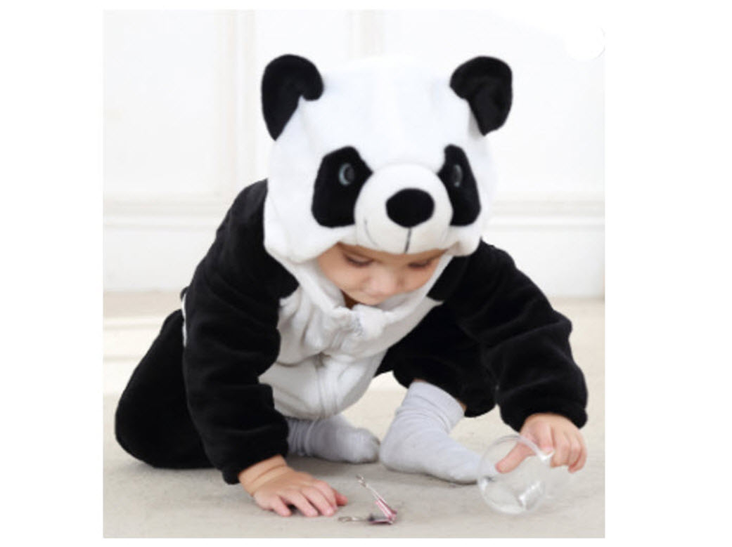 Hermoso Mameluco Bebe De Oso Panda, Cómodo, Pijama, Disfraz 6 a 12 meses y 12 a 18 meses
