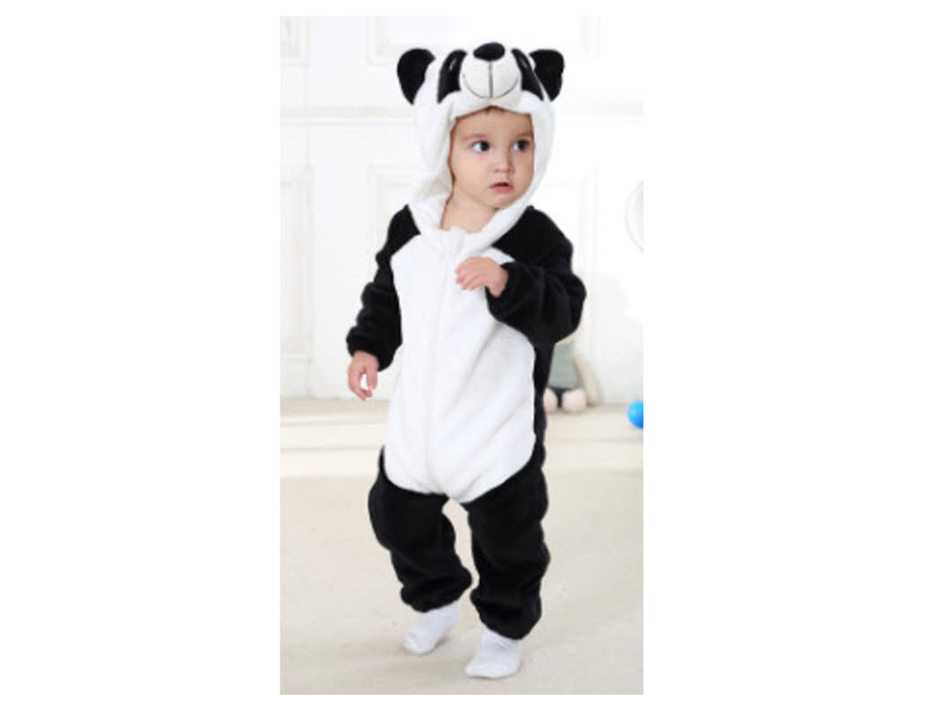 Hermoso Mameluco Bebe De Oso Panda, Cómodo, Pijama, Disfraz 6 a 12 meses y 12 a 18 meses