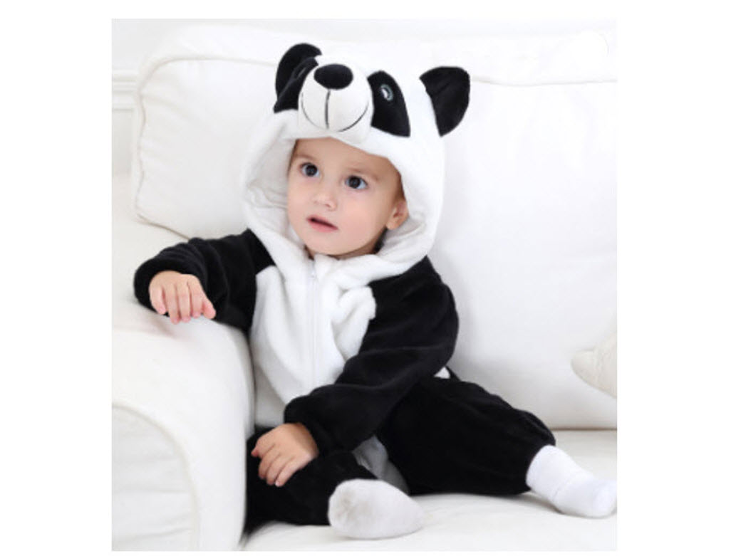 Hermoso Mameluco Bebe De Oso Panda, Cómodo, Pijama, Disfraz 6 a 12 meses y 12 a 18 meses