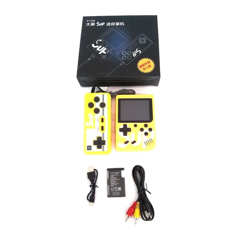 Consola Retro SUP Con Control 400 Juegos, Conexion a pantalla RCA