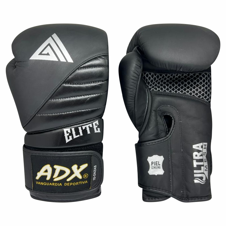 Kit de Guantes de Box Elite Piel Real Multicapas + Accesorios