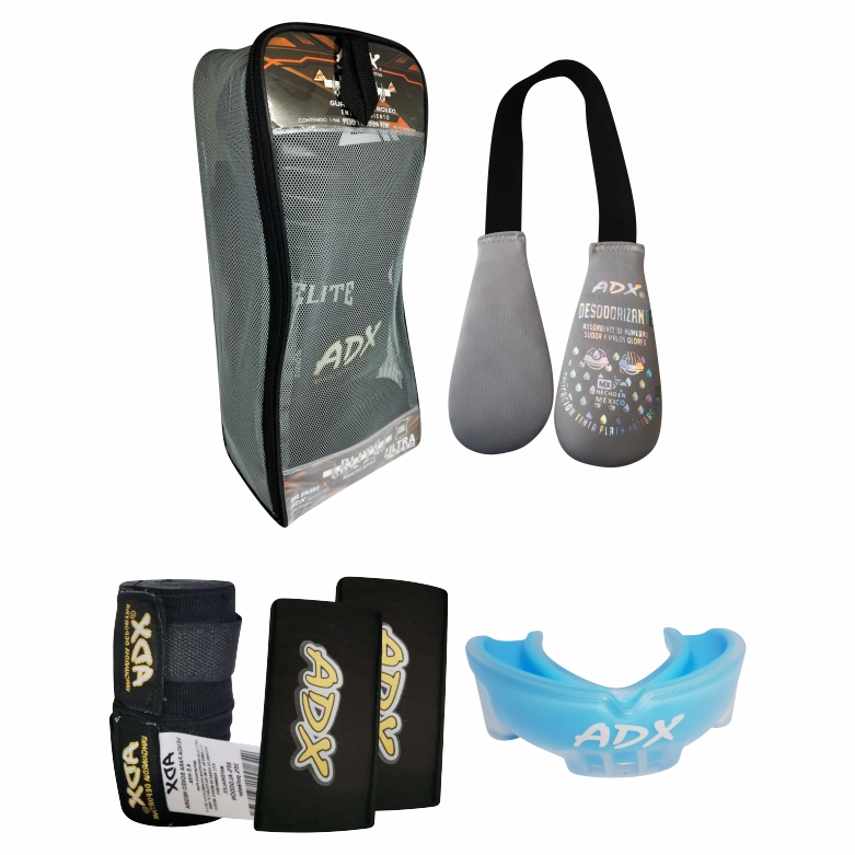 Kit de Guantes de Box Elite Piel Real Multicapas + Accesorios