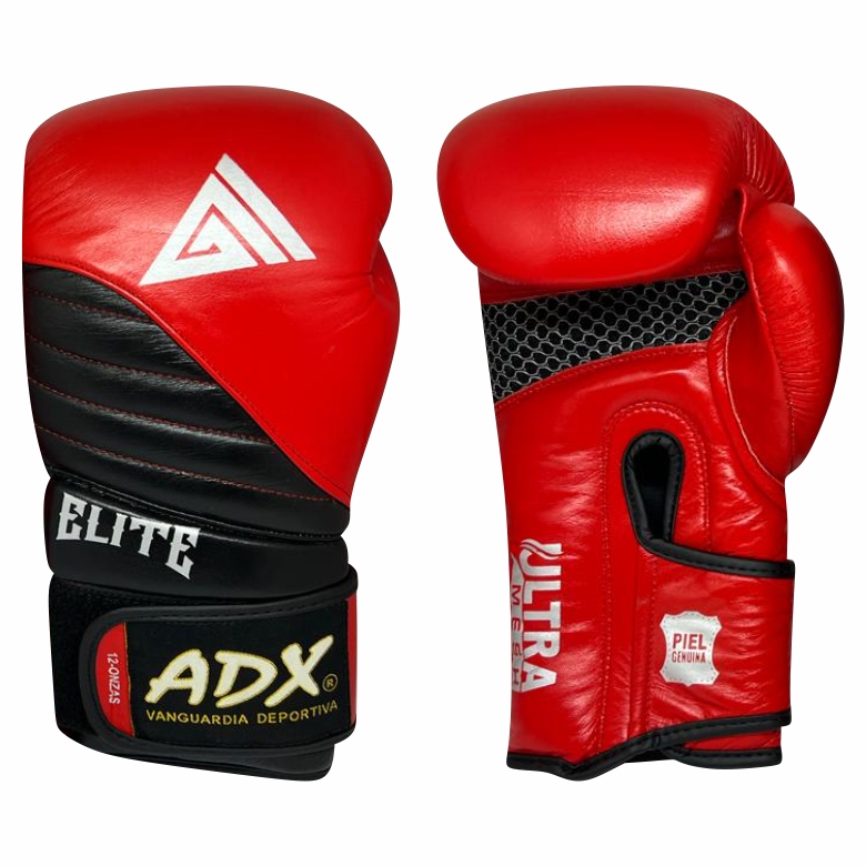 Kit de Guantes de Box Elite Piel Real Multicapas + Accesorios
