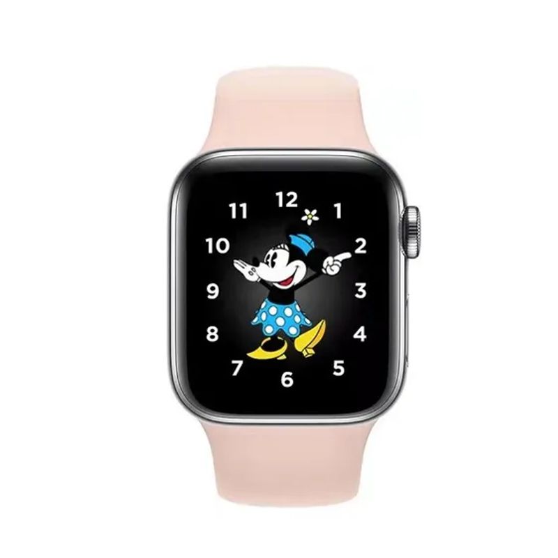 Smartwatch T500+ PRO, Pantalla Completa, APP Hiwatch, Serie 6, ROSA mejor que t500 normal y t500 plus 