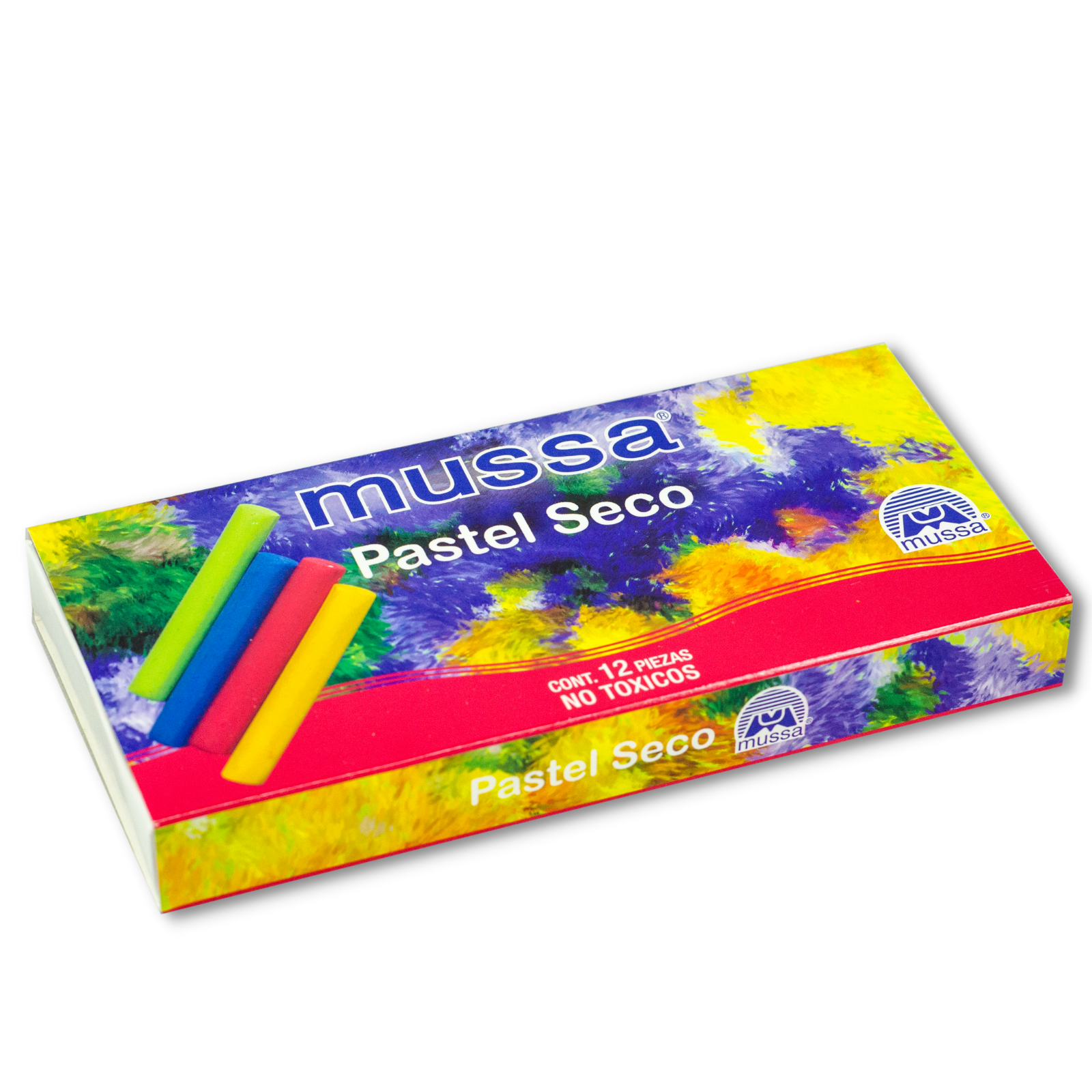 Gises Pastel c/12 colores. Estuche Especial Escolar Caja c/12 Colores