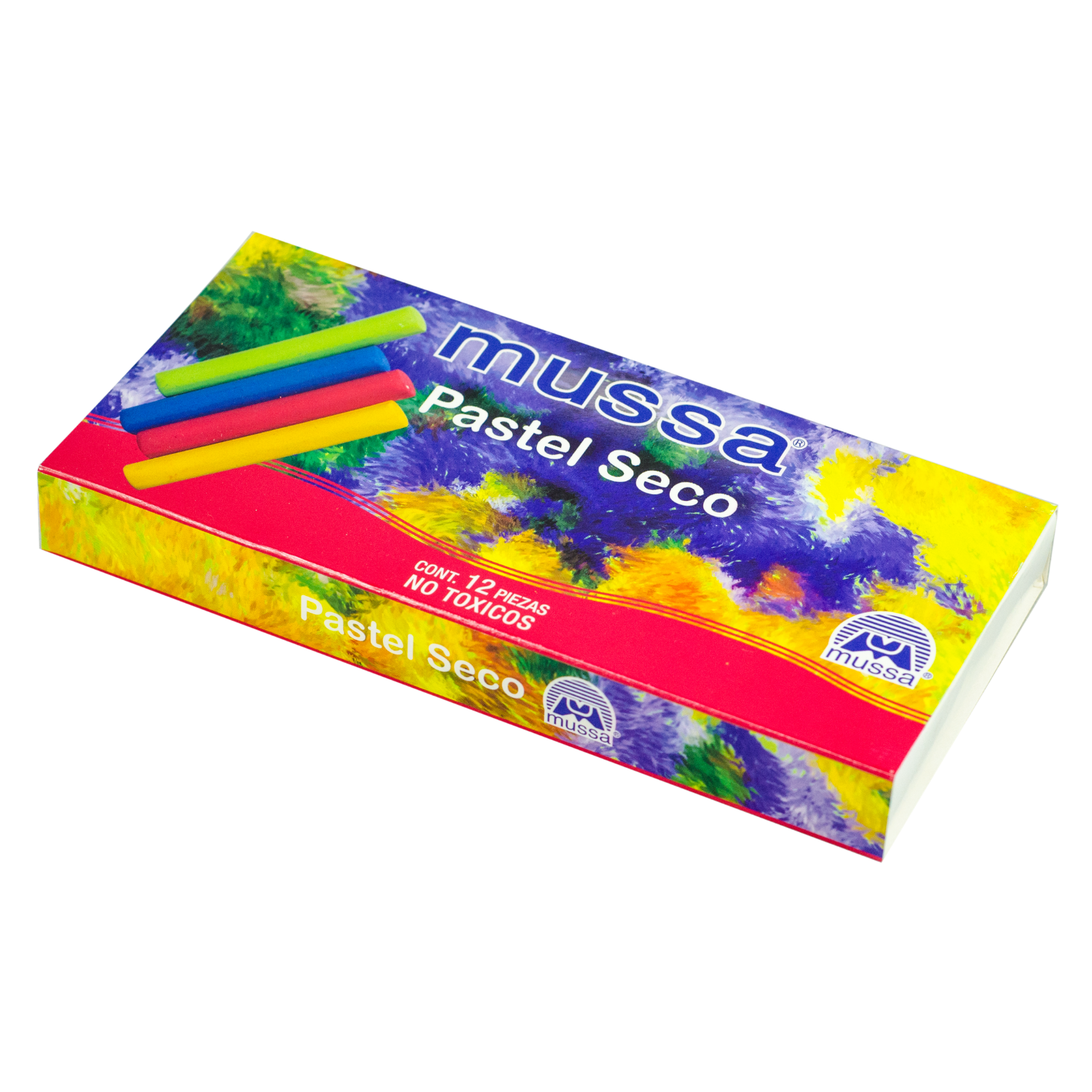 Gises Pastel c/12 colores. Estuche Especial Escolar Caja c/12 Colores