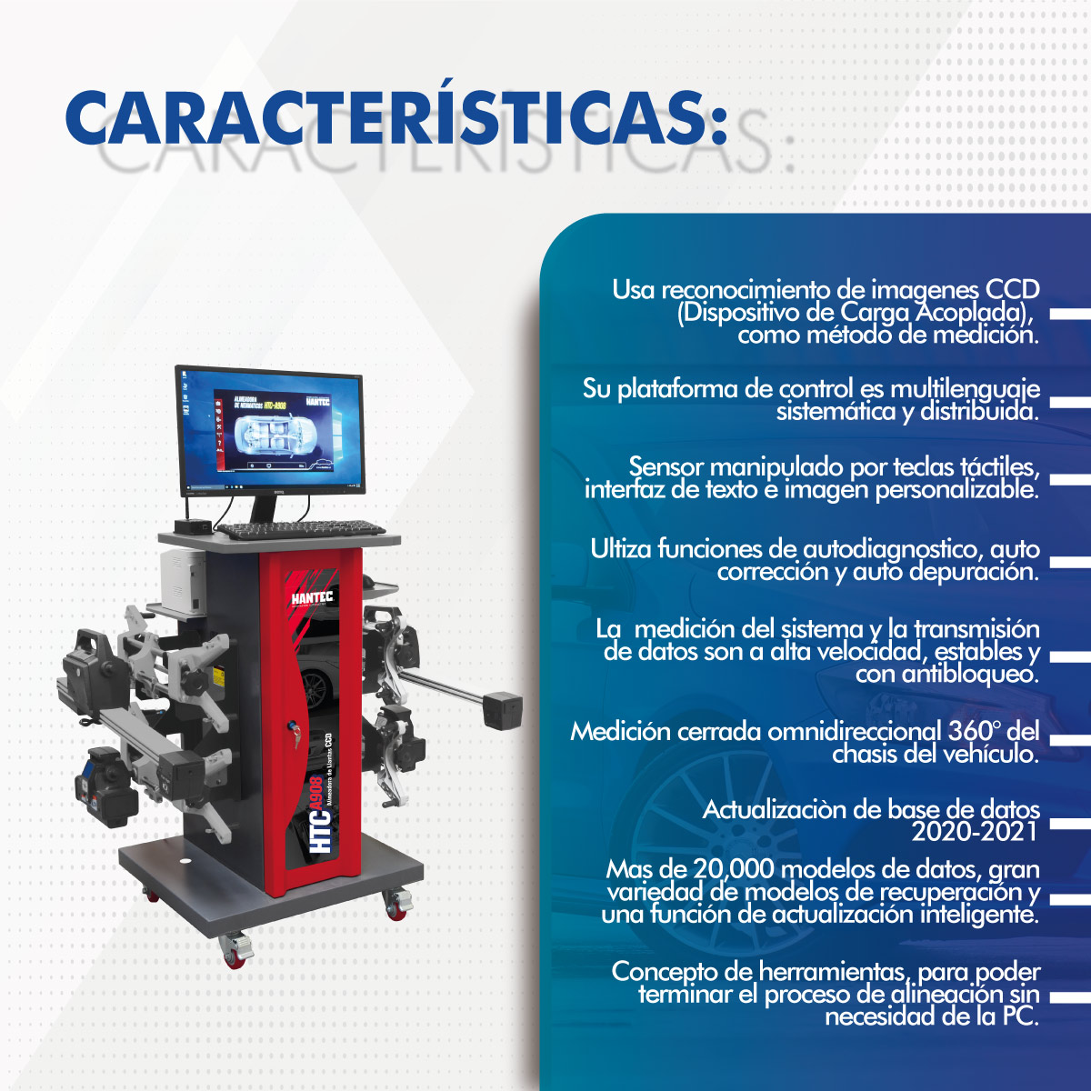 Alineadora Automotriz Autos Y Camioneta CCD