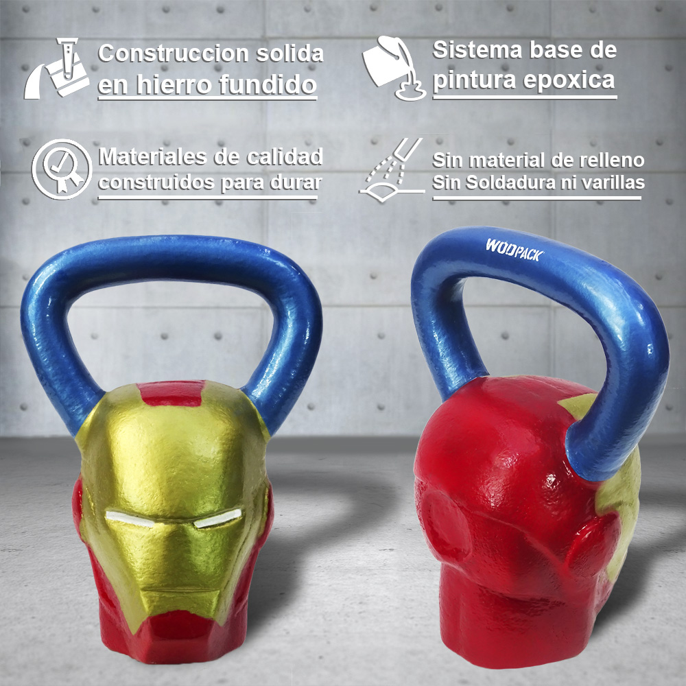 Pesa rusa Crossfit KB Iron 24 Kilos WodPack®