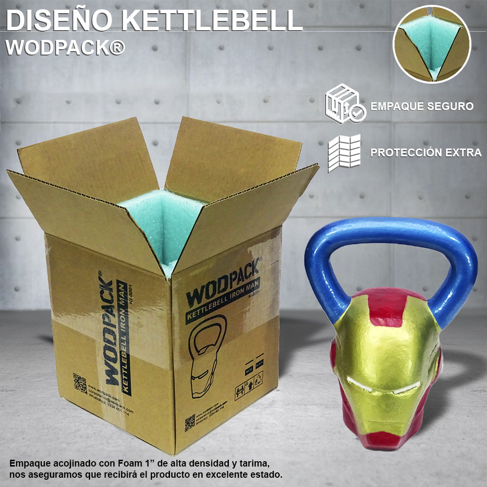 Pesa rusa Crossfit KB Iron 24 Kilos WodPack®