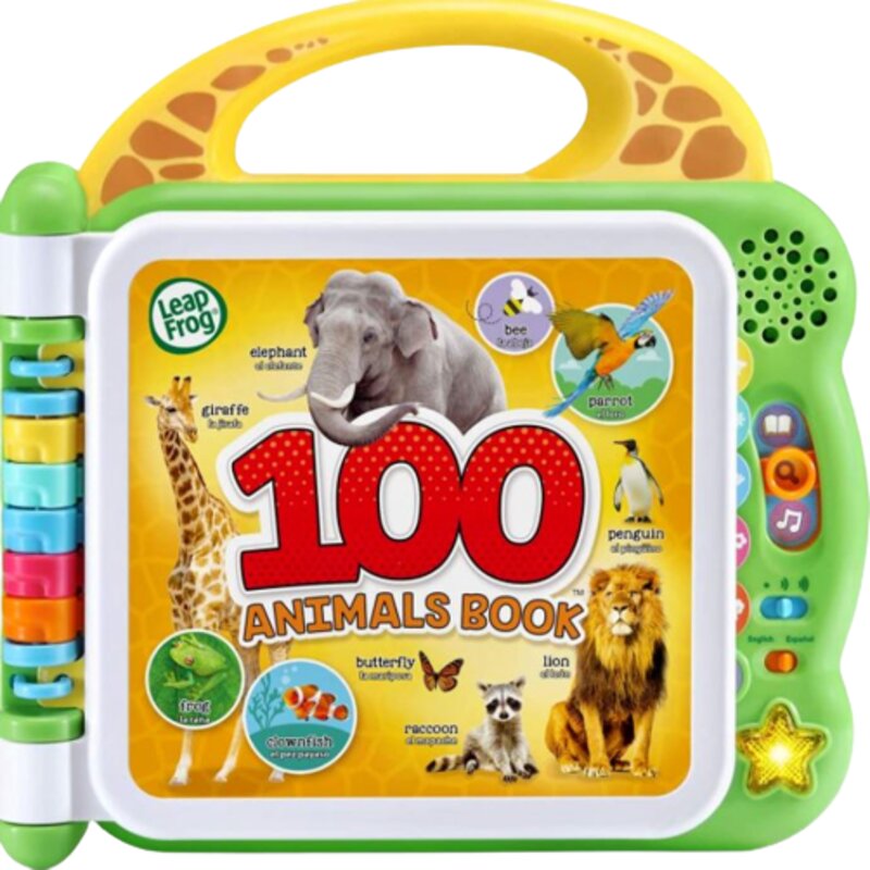 Leapfrog 100 Animals Book - Libro 100 Animales Bilingüe Juguete Interactivo