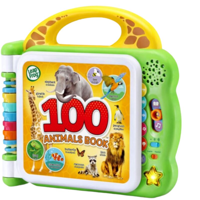 Leapfrog 100 Animals Book - Libro 100 Animales Bilingüe Juguete Interactivo
