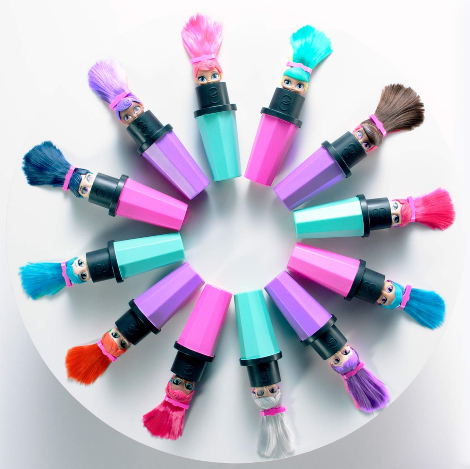 Glam Crush Figura De Lujo Juguete Morado Muñecas Colección