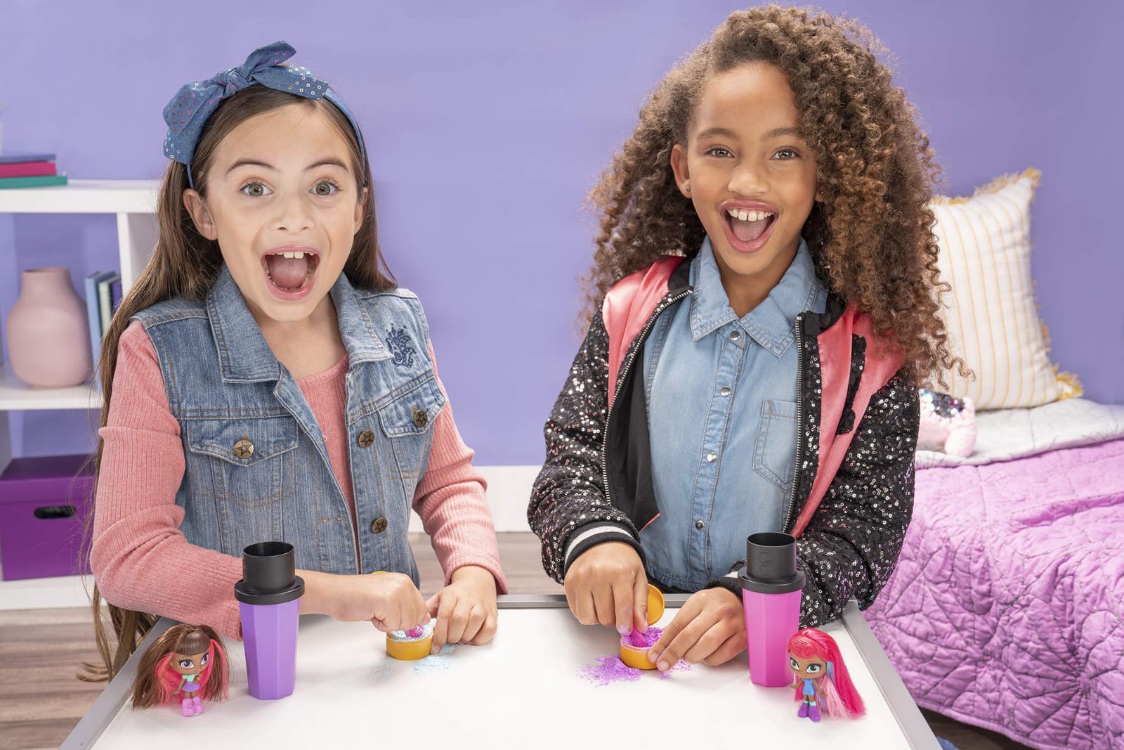 Glam Crush Figura De Lujo Juguete Morado Muñecas Colección