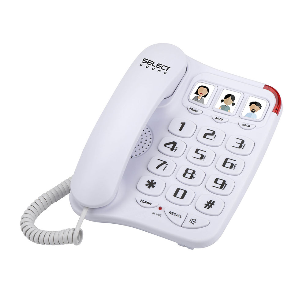 Teléfono De Escritorio  Select Sound Con Números Grandes 8030