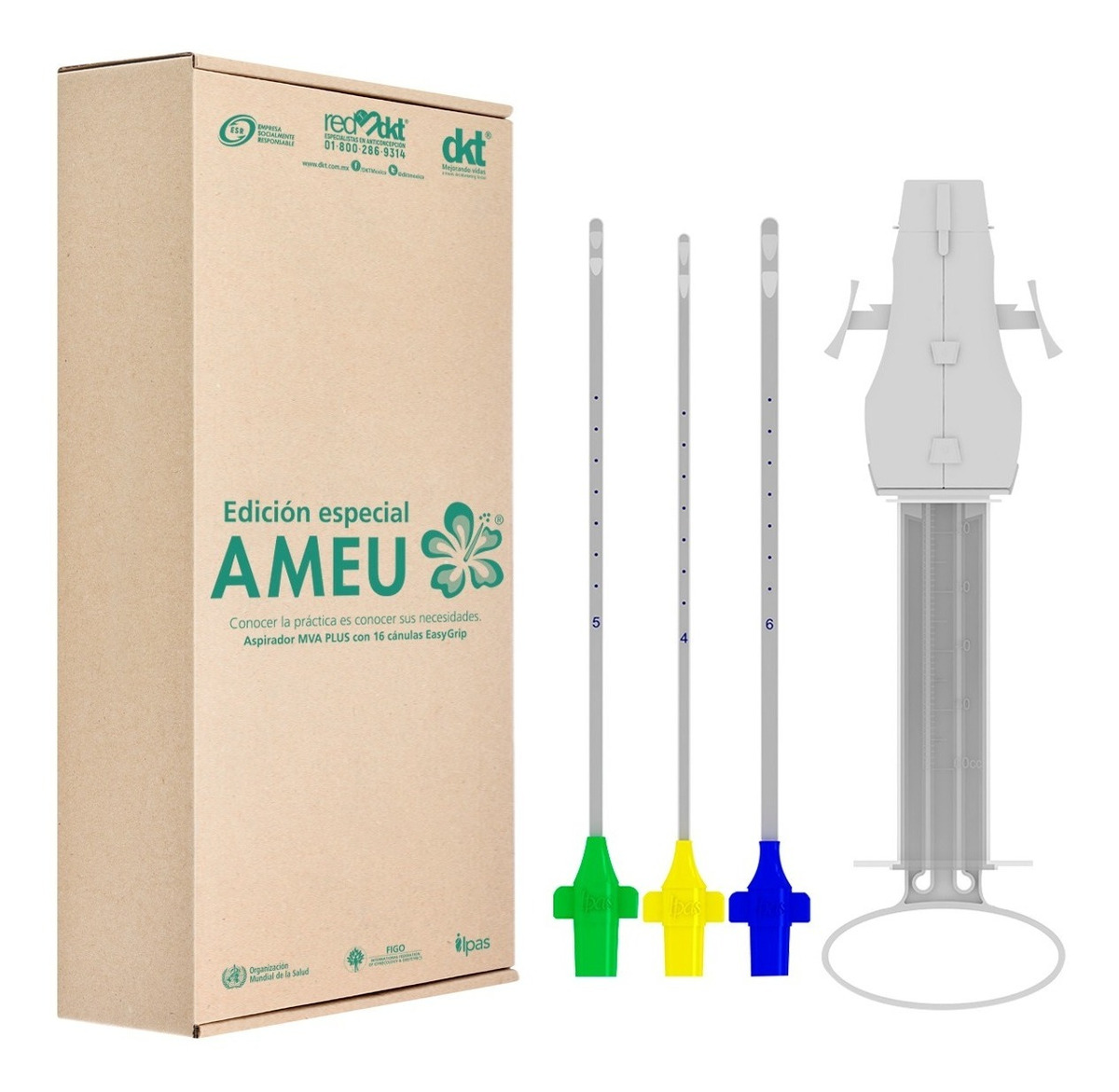 Aspirador Ameu Con 16 Canulas Dkt