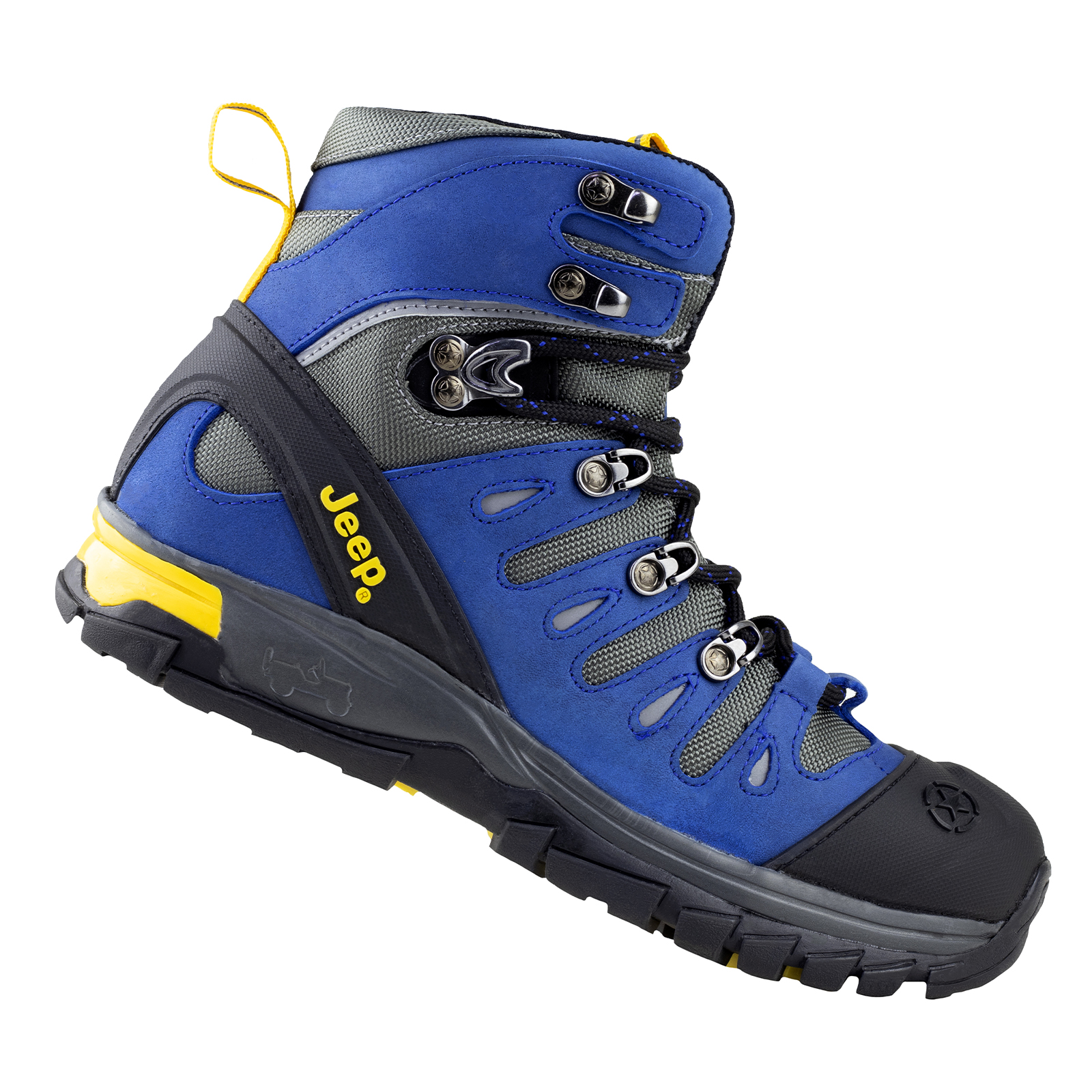 BOTAS PARA CABALLERO ESTILO SENDERISMO JEEP AZUL REY 4503