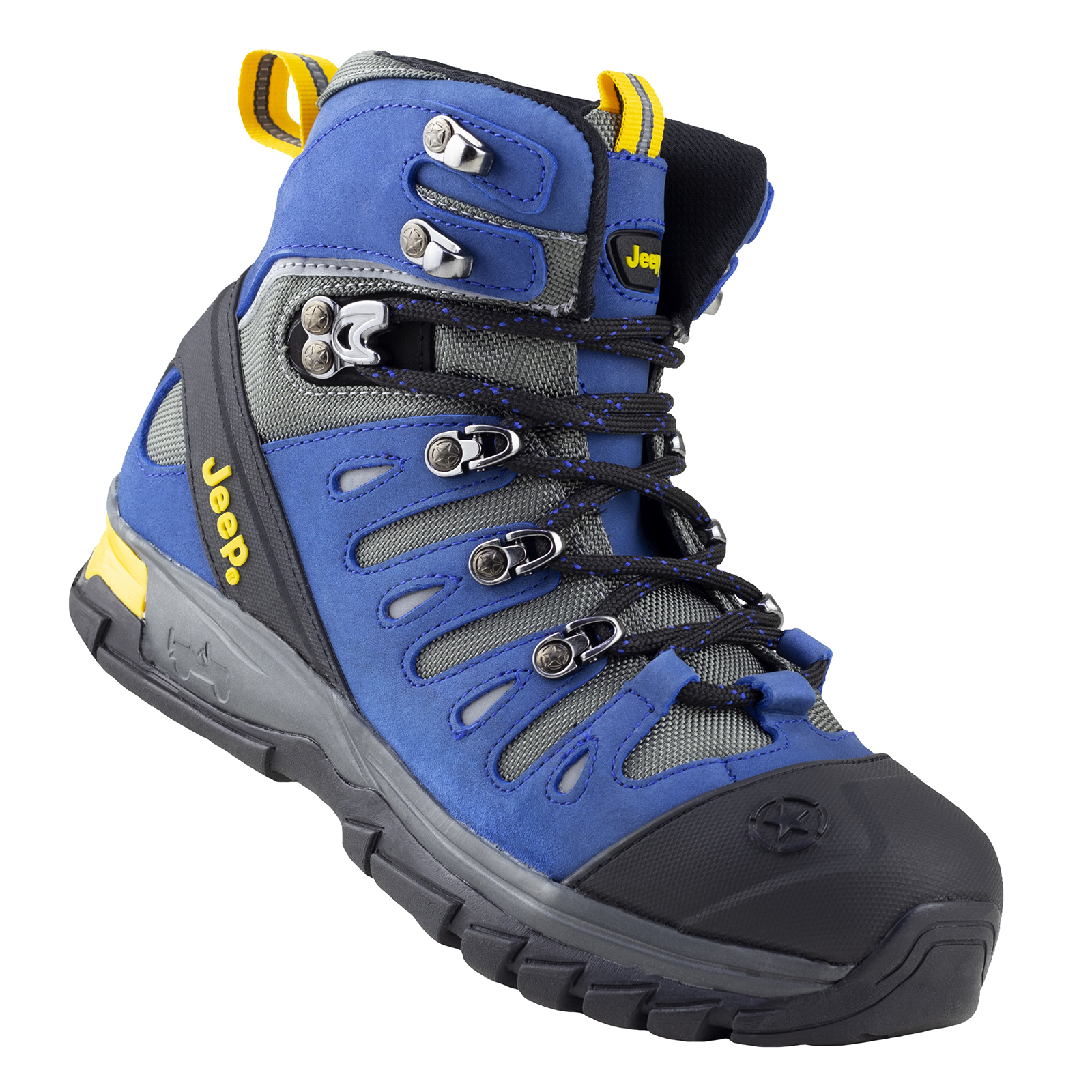 BOTAS PARA CABALLERO ESTILO SENDERISMO JEEP AZUL REY 4503