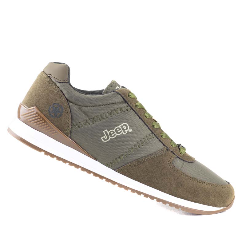 TENIS PARA HOMBRE VERDE MILITAR JEEP JS200 ORIGINALES