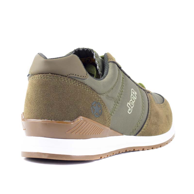 TENIS PARA HOMBRE VERDE MILITAR JEEP JS200 ORIGINALES