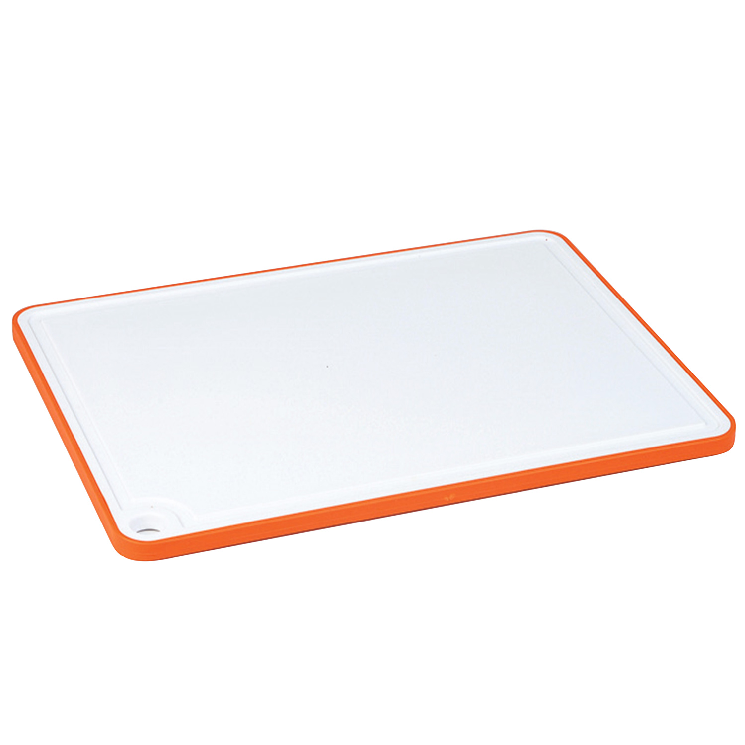 Tabla para Picar con borde antiderrapante y canal antiderrames Viena 26x36 Naranja CasaMia