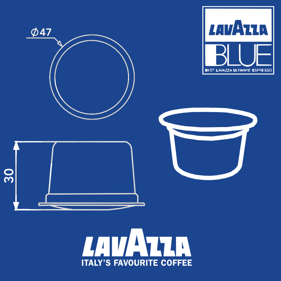 Capsula de Café Blue Top Class Lavazza 100 Pz