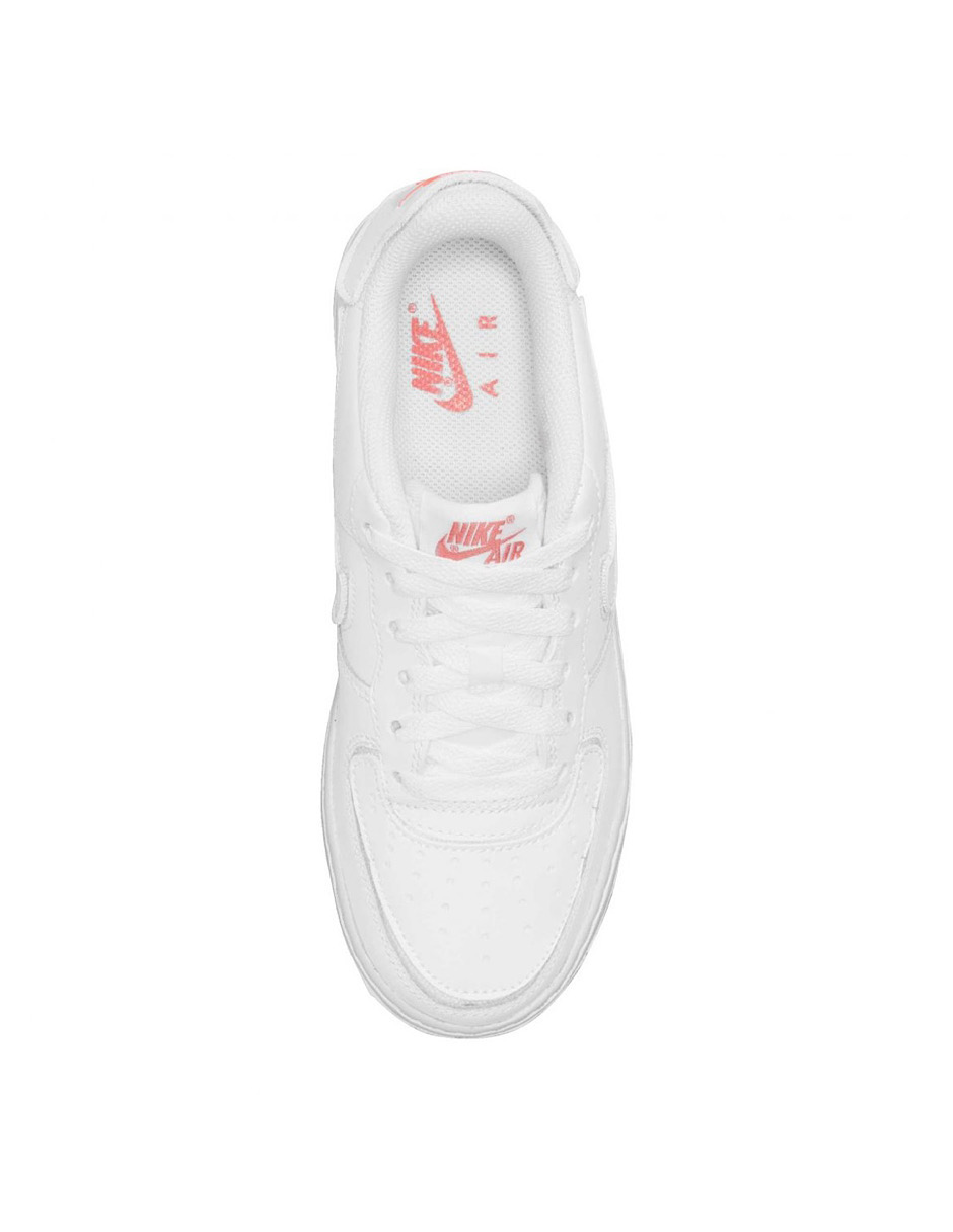 TENIS NIKE AIR FORCE 1/1 BLANCO CON MORADO PALOMAS INTERCAMBIABLES (DB1856-100)