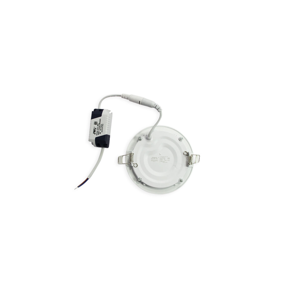 Lampara led de empotrar redonda luz blanca 6w marca jwj