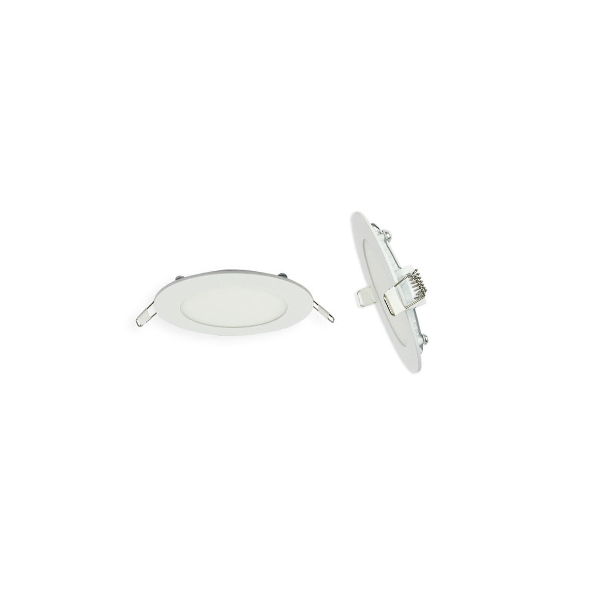 Lampara led de empotrar redonda luz blanca 6w marca jwj