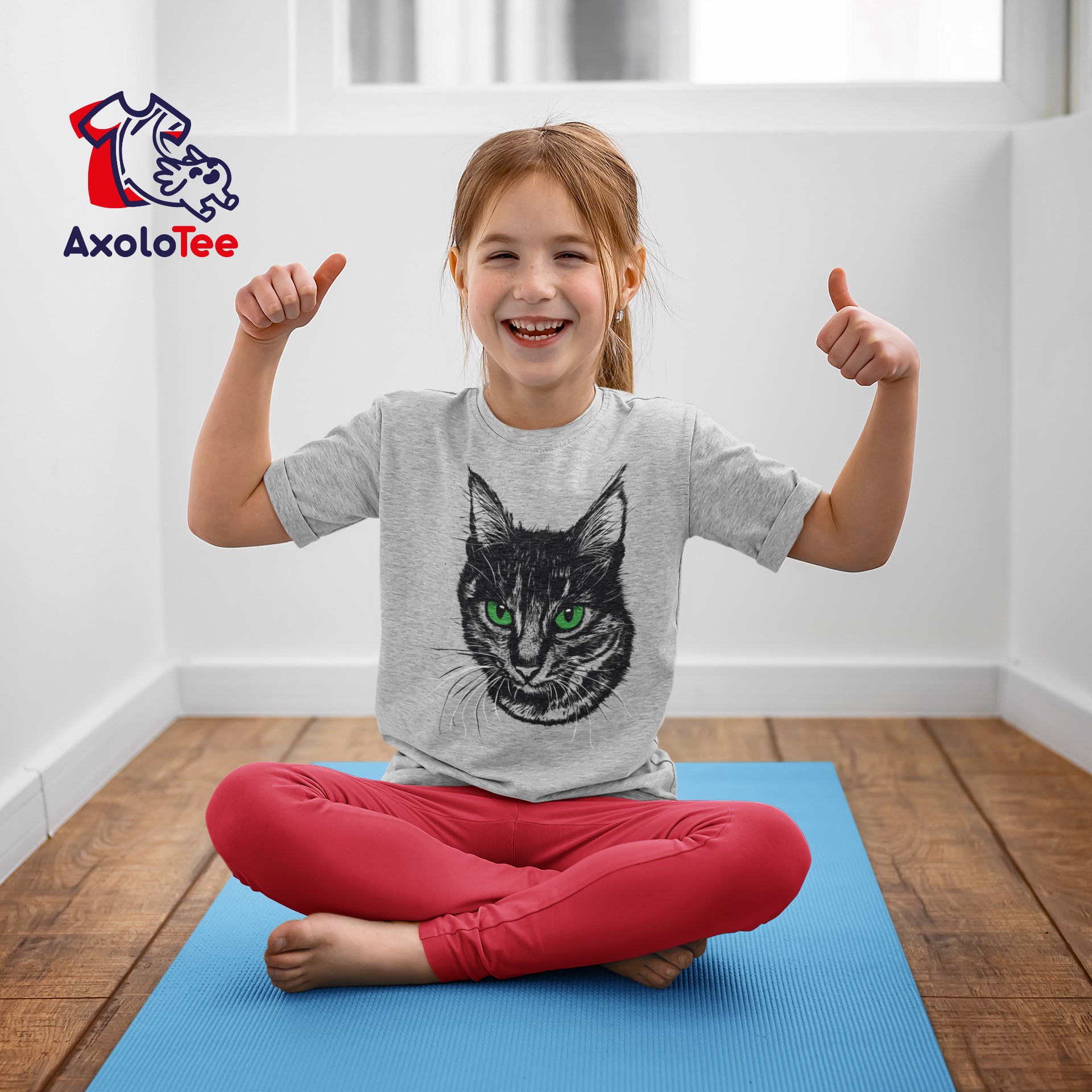 AxoloTee Playera Niños - Gatito