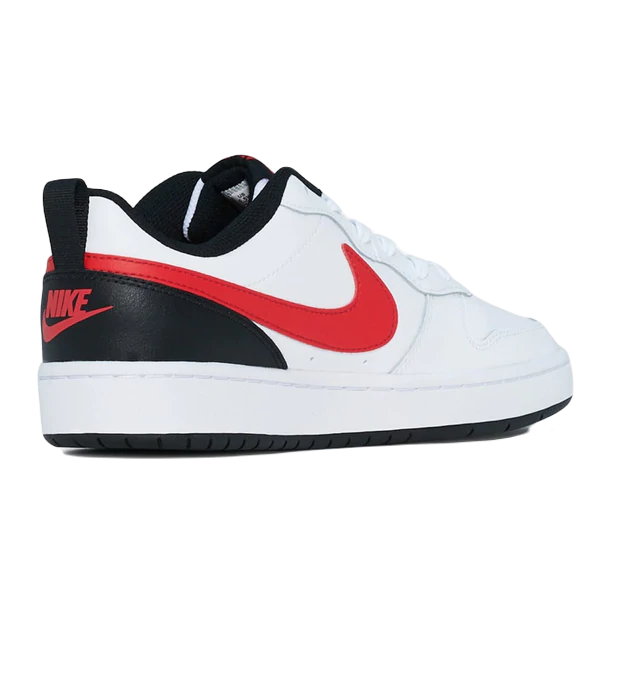 Tenis Nike Cout Borough Low 2 Blanco Rojo BQ5448-110