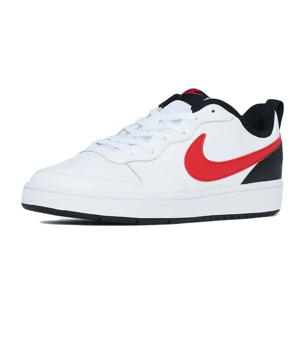 Tenis Nike Cout Borough Low 2 Blanco Rojo BQ5448-110