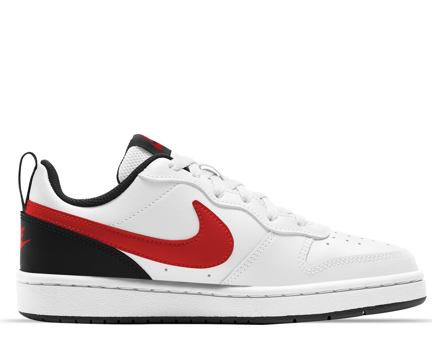 Tenis Nike Cout Borough Low 2 Blanco Rojo BQ5448-110