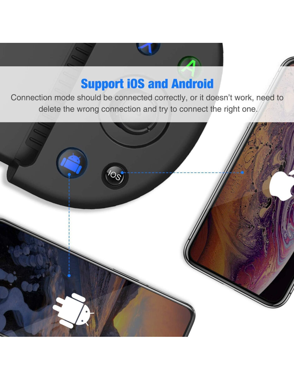 Control Inalámbrico Celular Bluetooth Gamepad Android iOS – DA Gamers Store